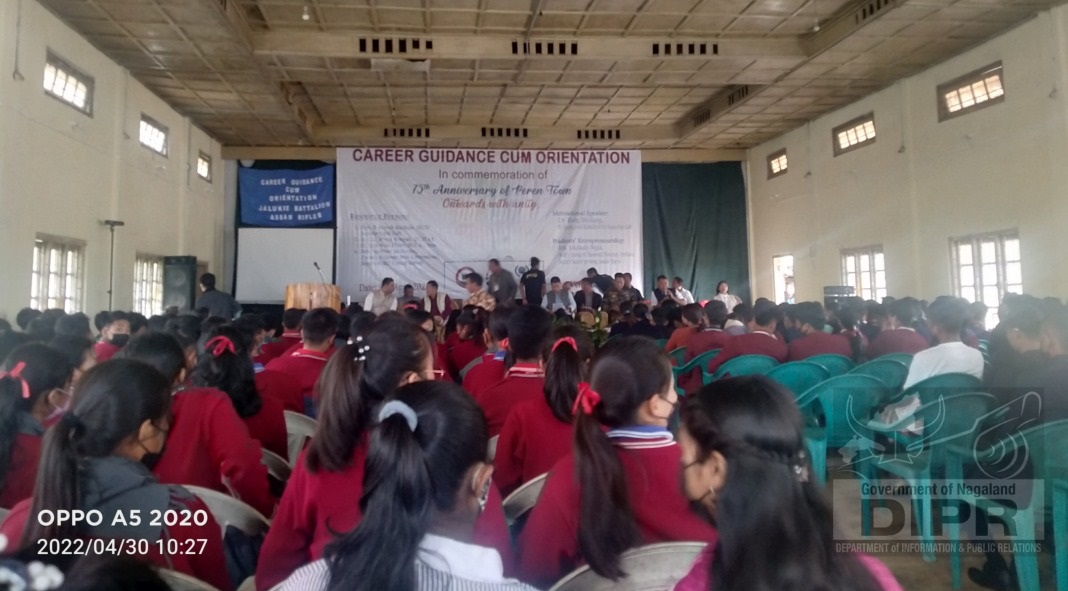 CAREER GUIDANCE CUM ORIENTATION HELD AT PEREN