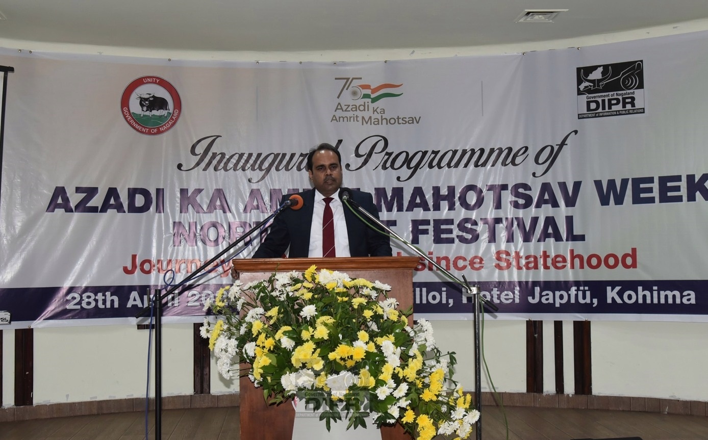 AZADI KA AMRIT MAHOTSAV WEEK, NORTH EAST FESTIVAL CELEBRATED IN KOHIMA