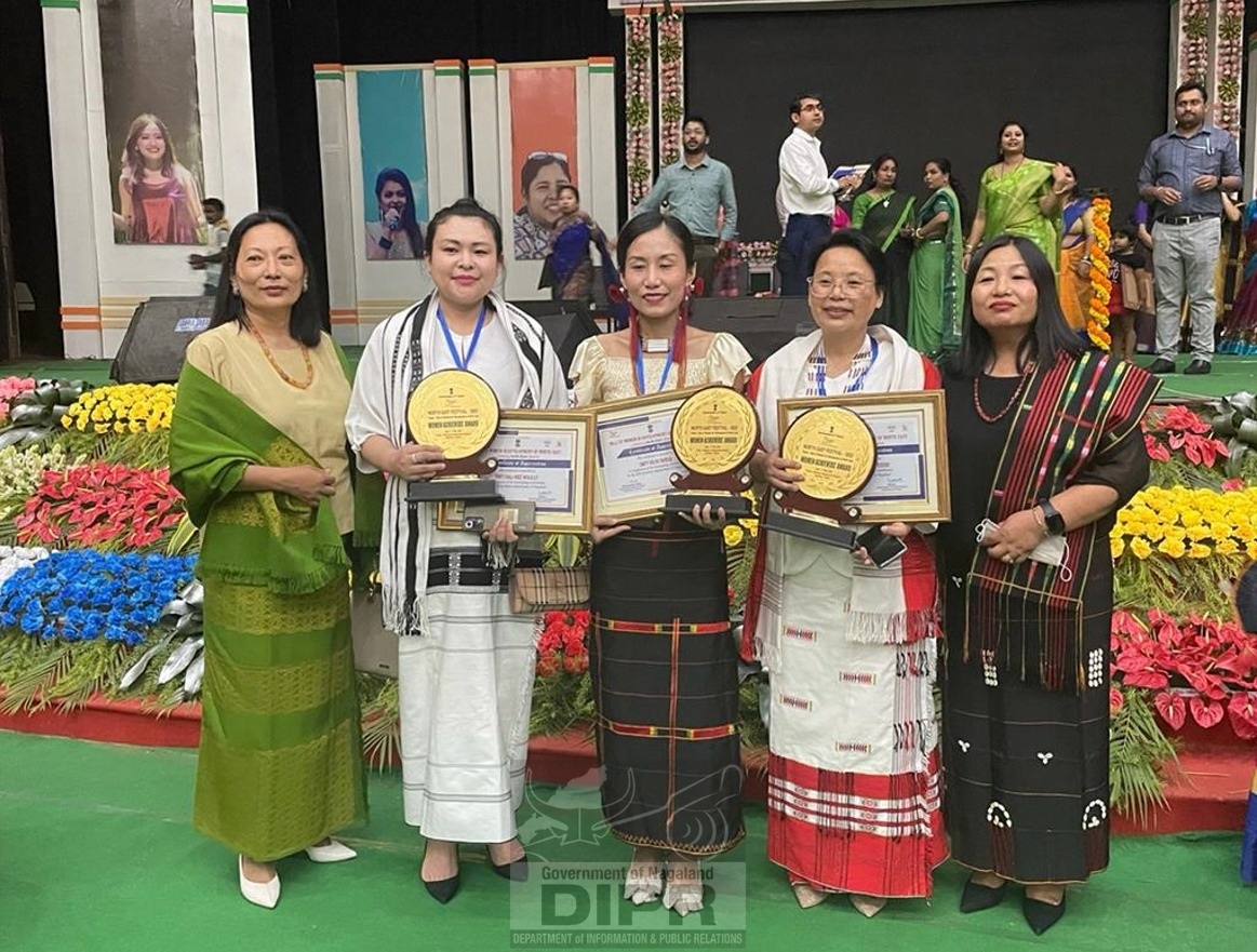 NAGA WOMEN FELICITATED AT NORTH EAST FESTIVAL