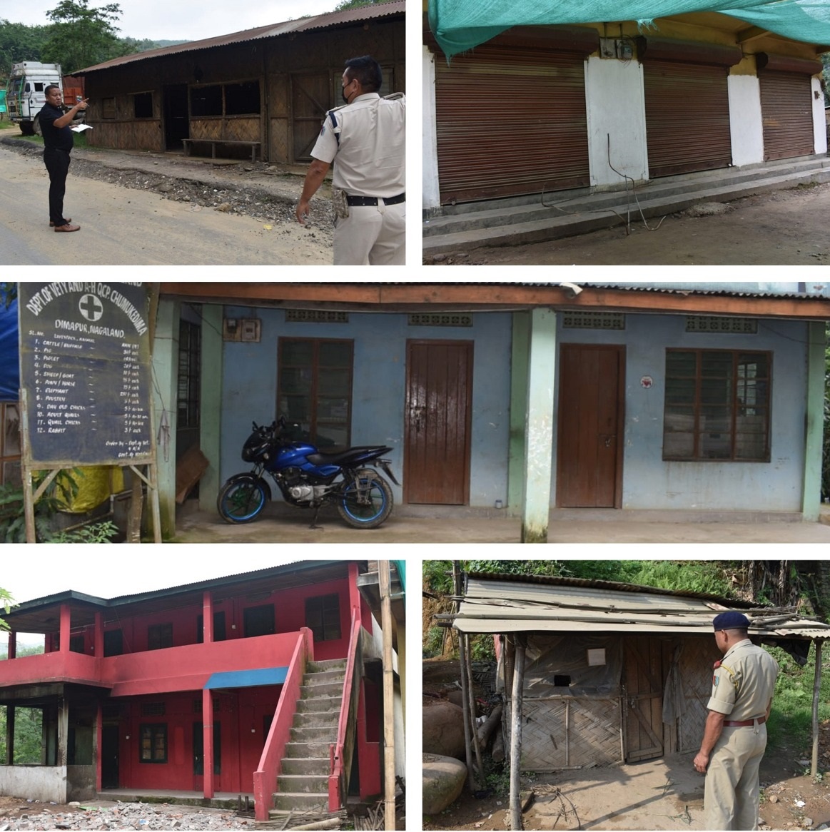 THE OFFICIAL INSPECTION TEAM INSPECTS CHECK GATES AT CHUMOUKEDIMA