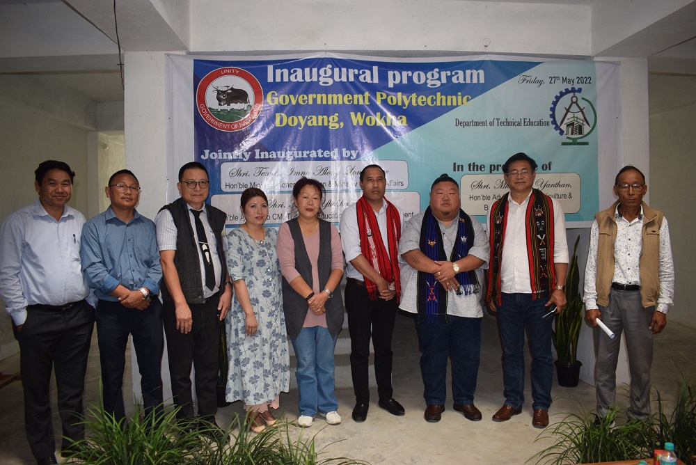 GOVERNMENT POLYTECHNIC DOYANG  INAUGURATED AT WOKHA