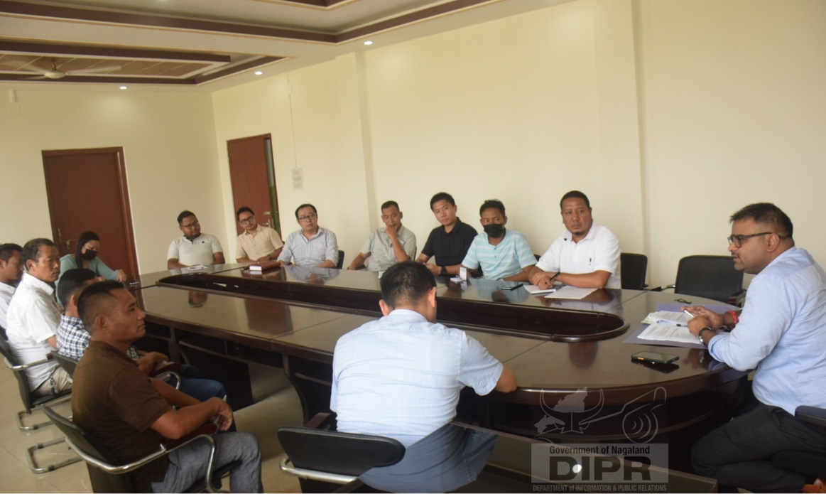 DC CHUMOUKEDIMA HOLDS MEETING WITH DEPARTMENTS IMPLEMENTING VARIOUS WELFARE SCHEMES