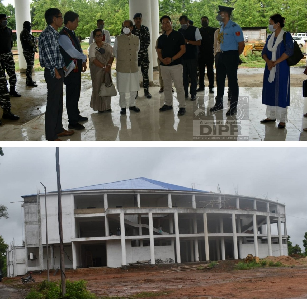 GOVERNOR VISITS REGIONAL CONVENTION CENTRE AT DIMAPUR