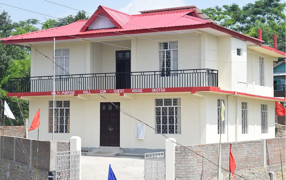 MINISTER IMNA ALONG INAUGURATES MULTIPURPOSE HALL-CUM-GUEST HOUSE AT WOKHA
