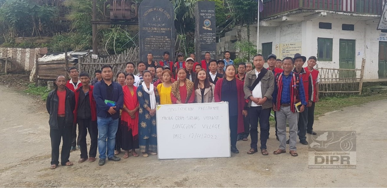 Sensitisation programme on making Gram Sabha Vibrant at Longching village