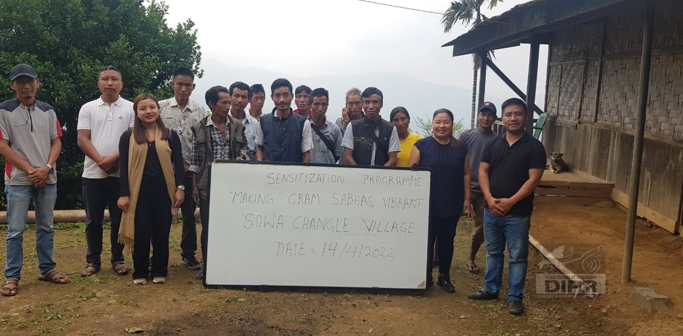 Sensitisation programme on making Gram Sabha Vibrant at Sowa Changle village