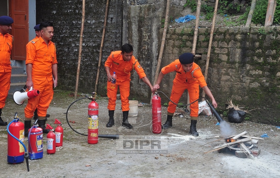 BASIC FIRE FIGHTING TRAINING AT MOKOKCHUNG