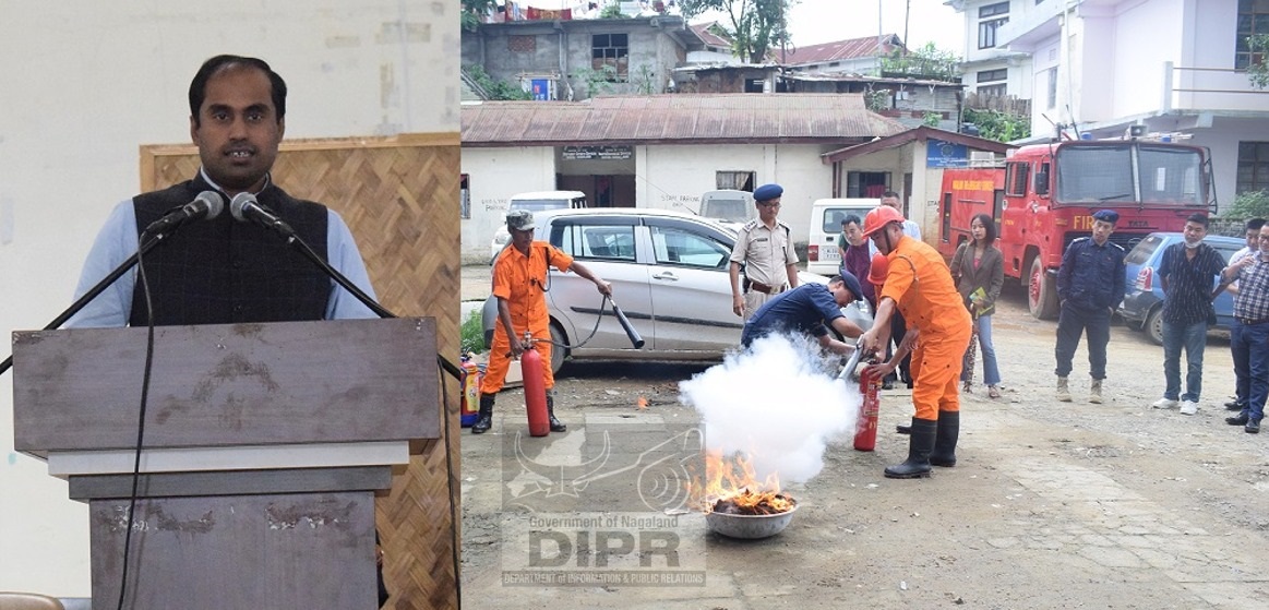 BASIC FIRE FIGHTING TRAINING AT WOKHA