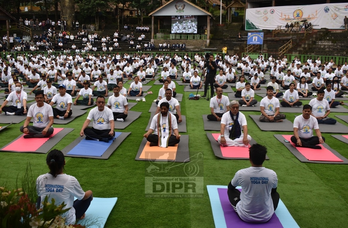 International Yoga Day at Naga Heritage Kisama