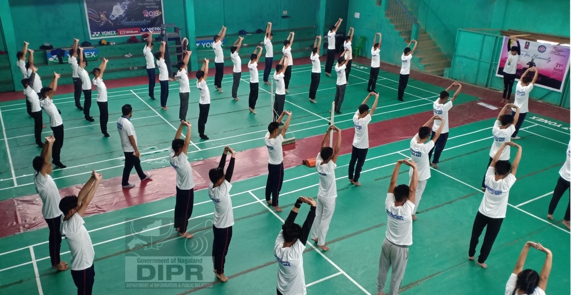 International Yoga Day at Zunheboto