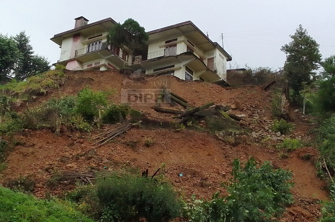 LANDSLIDE AT CDPO OFFICE SATAKHA