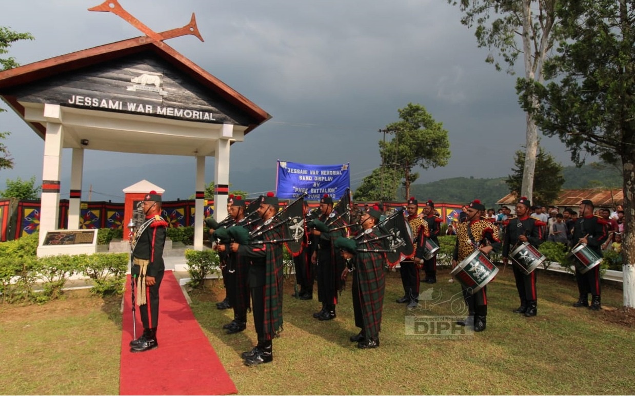 PHEK BATTALION ASSAM RIFLES ORGANISES PIPE BAND DISPLAY
