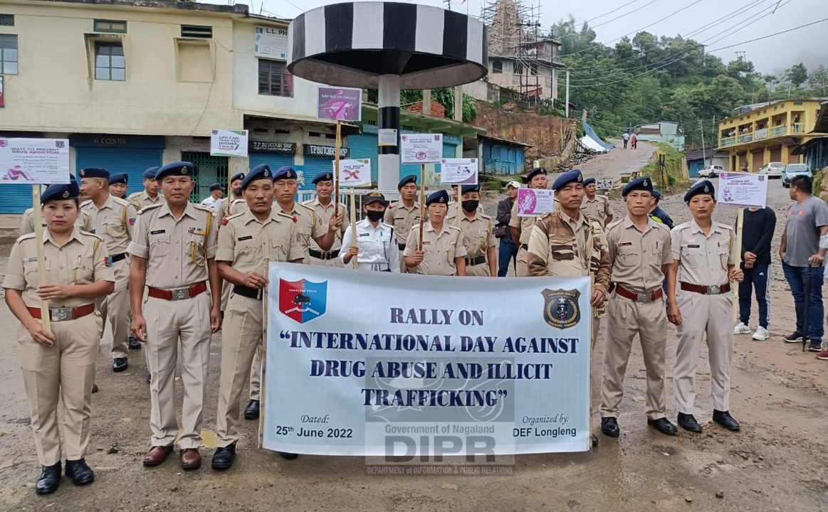 DEF LONGLENG ORGANISED RALLY AGAINST DRUG ABUSE AND ILLICIT TRAFFICKING