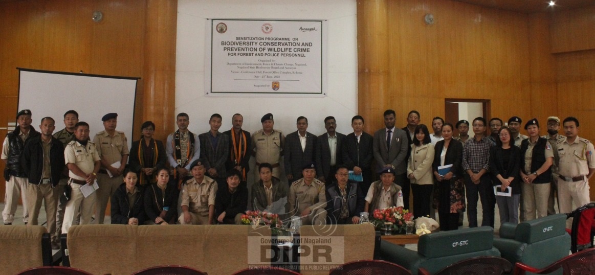 SENSITIZATION PROGRAMME ON BIODIVERSITY CONSERVATION & COMBATING WILDLIFE CRIMES HELD