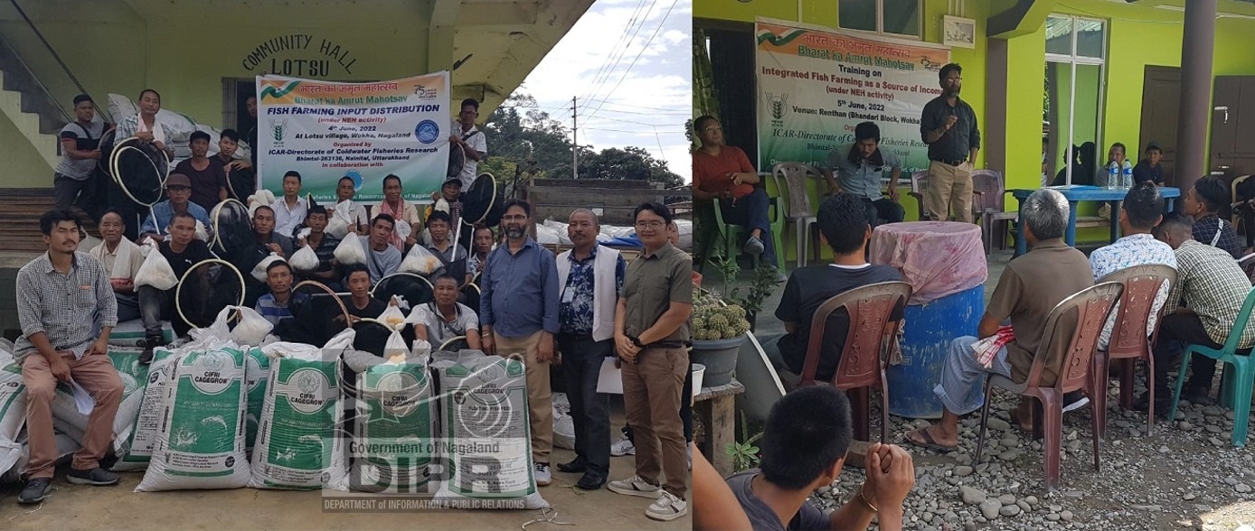 TRAINING AND INPUT DISTRIBUTION CONDUCTED AT LOTSU AND RENTHAN VILLAGES