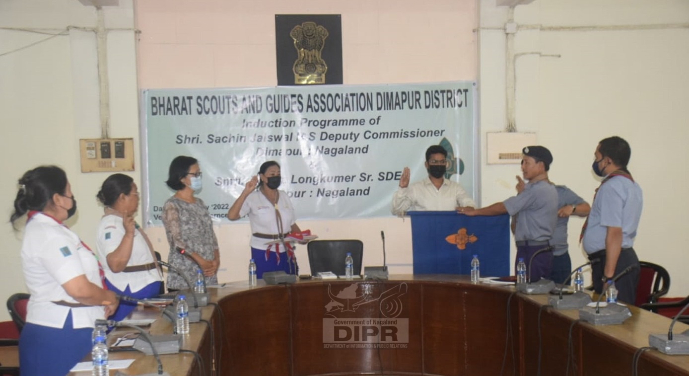 DC SACHIN JAISWAL INDUCTED AS PRESIDENT OF DIMAPUR BS&GA