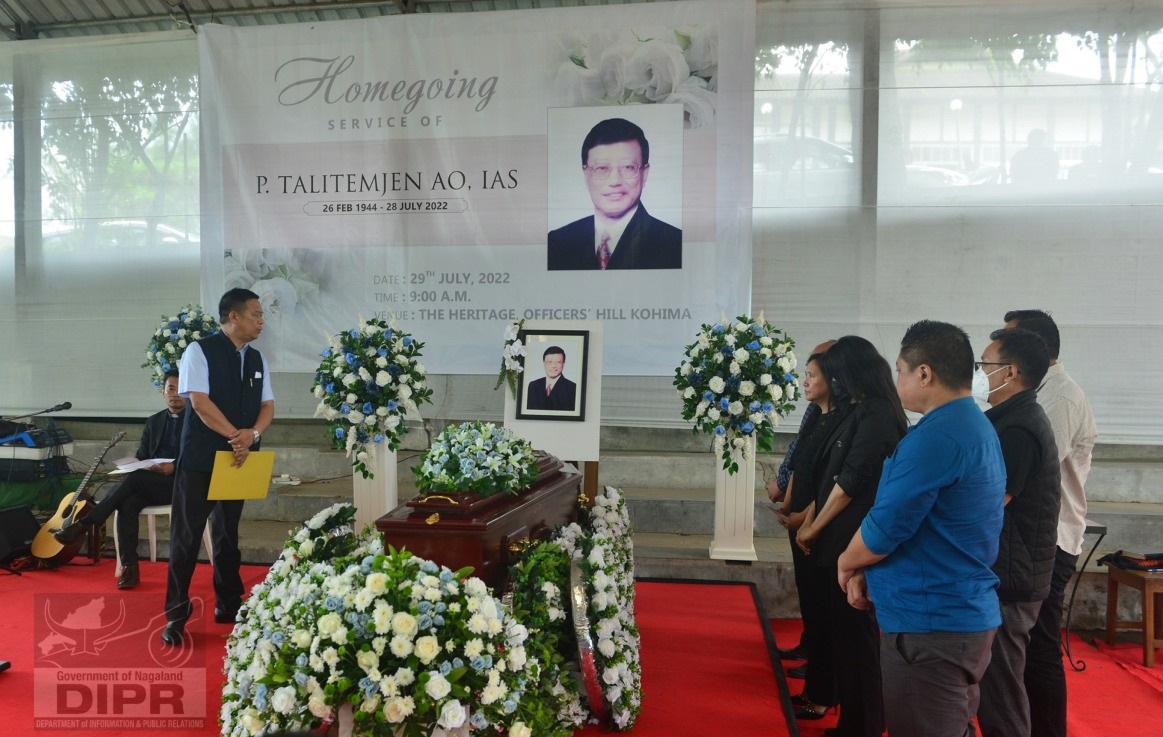 KOHIMA BIDS ADIEU TO LT. P.TALITEMJEN AO, IAS