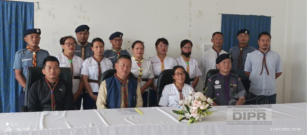 Induction ceremony of newly inducted President Phek District BSG