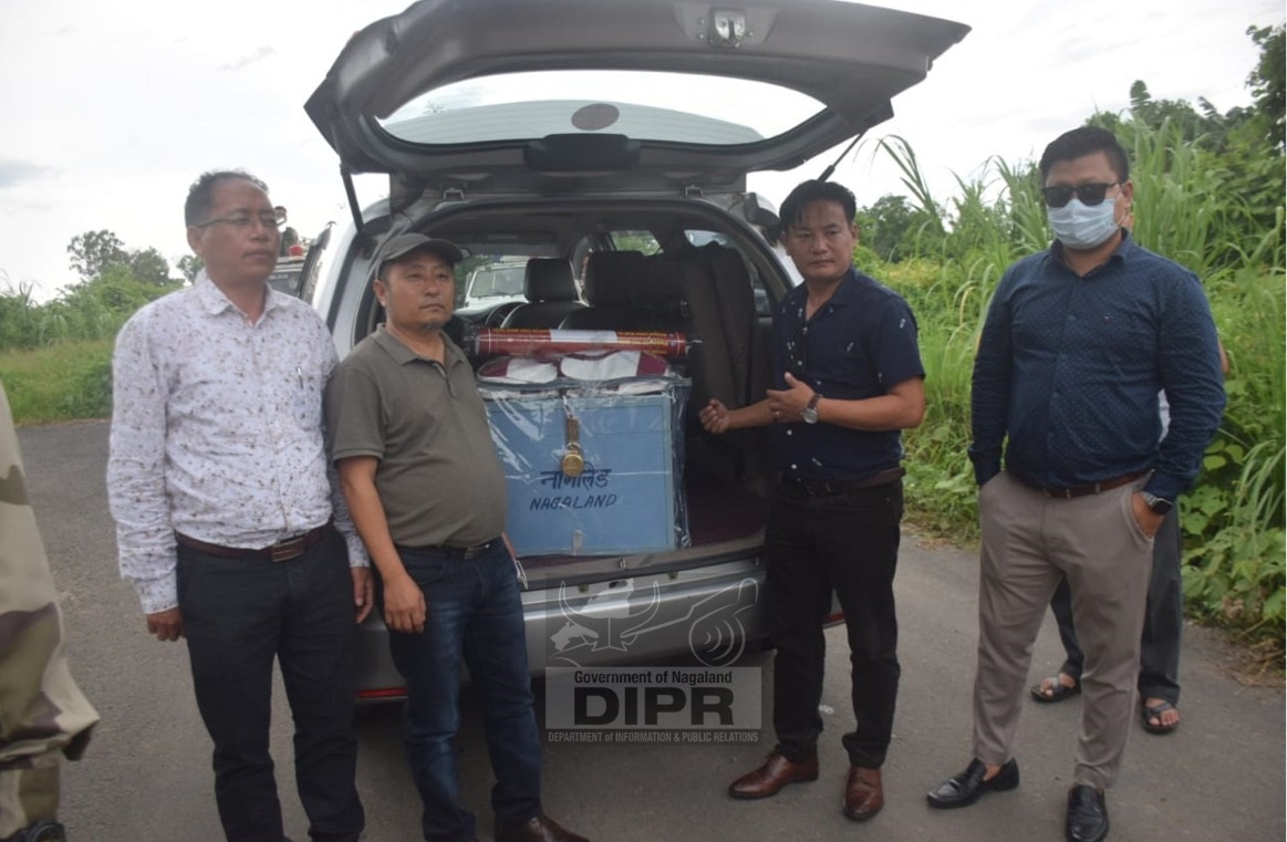 BALLOT BOX FOR PRESIDENTIAL ELECTION REACHES STRONG ROOM AT NLA KOHIMA