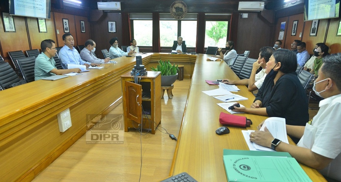Review Meeting of Fisheries & Aquatic Aesources, Land Resources & Soil department