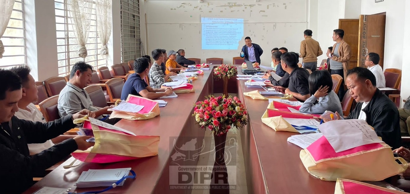 Training for Government officials Supervisors and Enumerators held at Zunheboto on 29th July 2022