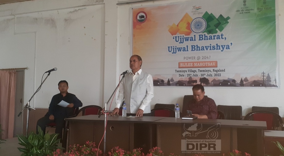 CELEBRATION OF BIJLEE MAHOTSAV AT TSEMINYU