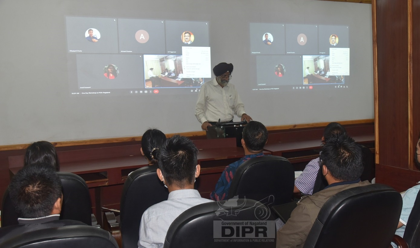 WORKSHOP ON USE OF SPACE TECHNOLOGY INPUTS IN NAGALAND HELD
