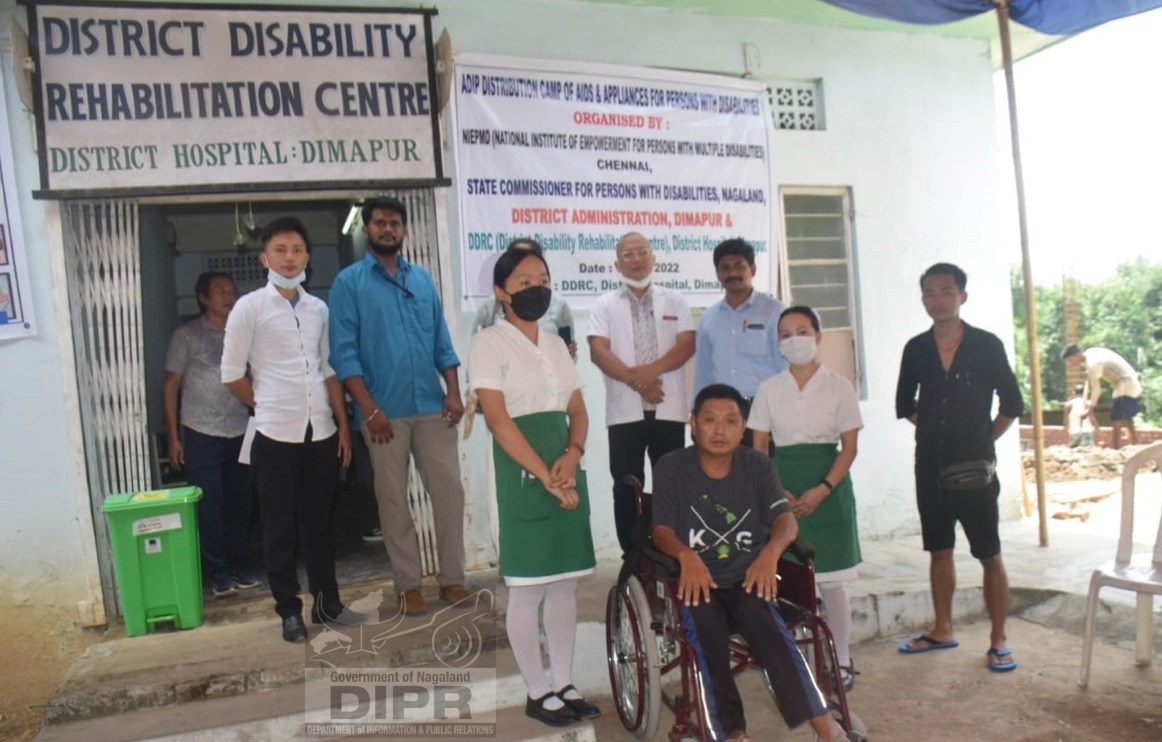 AIDS AND APPLIANCES DISTRIBUTION CAMP HELD AT DIMAPUR