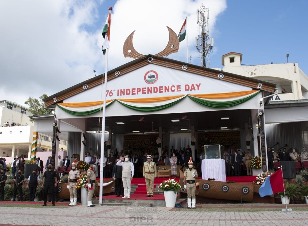 CHIEF MINISTER ADDRESSES THE STATE LEVEL INDEPENDENCE DAY CELEBRATIONS AT THE SECRETARIAT PLAZA   