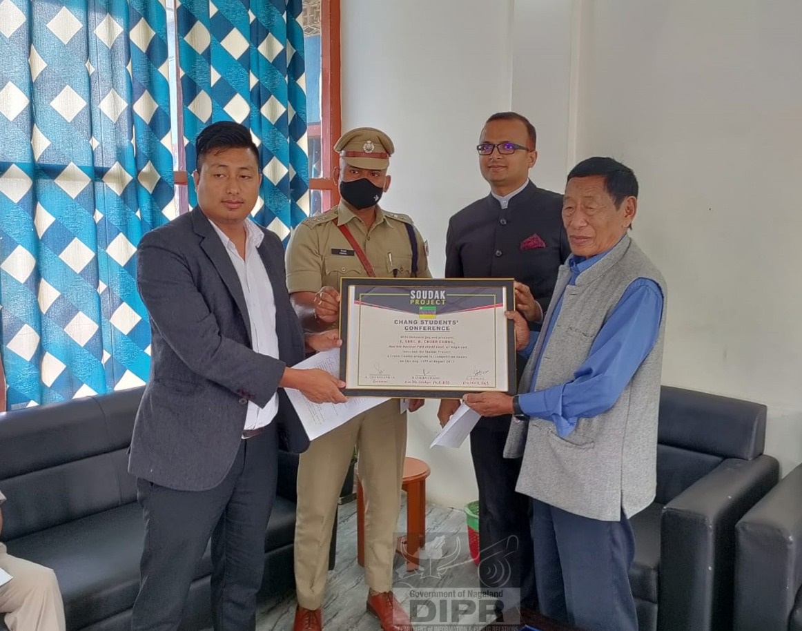 Chuba Chang launches Soudak Project at CWS Office Tuensang
