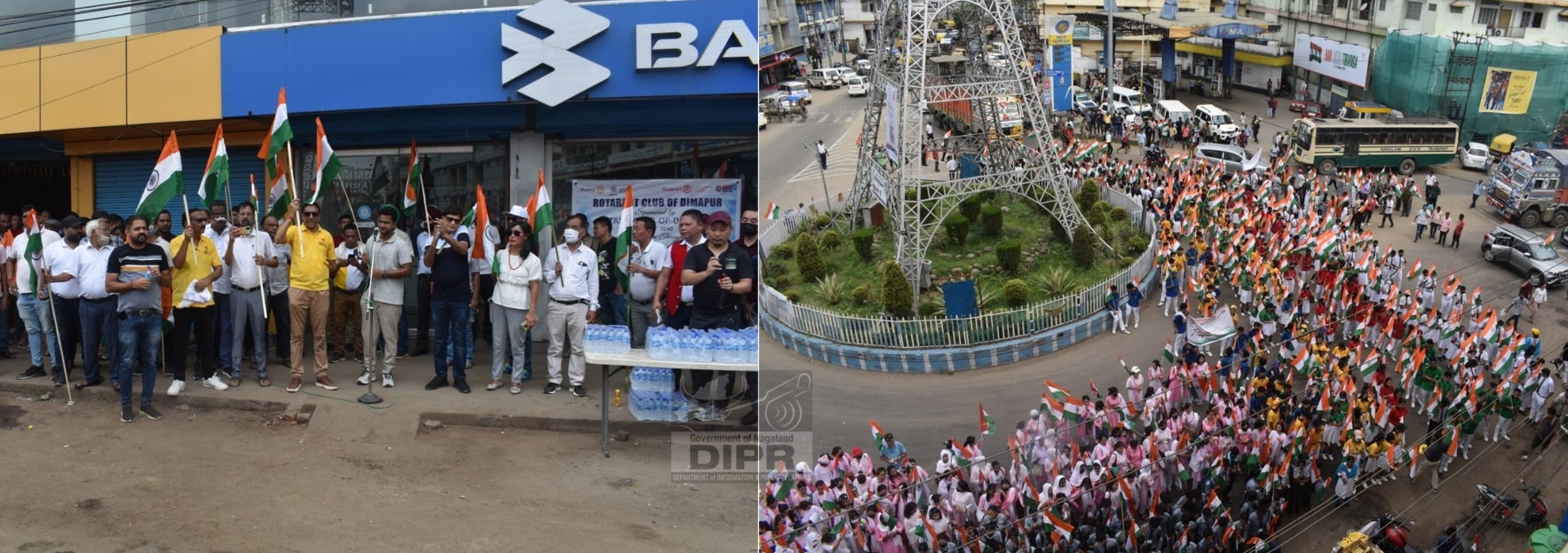 HAR GHAR TIRANGA CAMPAIGN HELD AT DIMAPUR