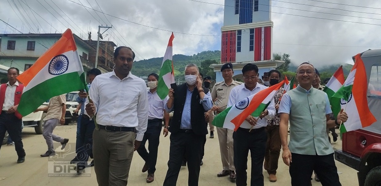 HAR GHAR TIRANGA CAMPAIGN RALLY HELD AT WOKHA