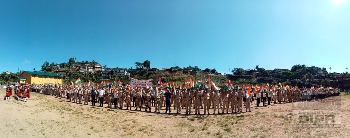 HAR GHAR TIRANGA WALKHATHON HELD IN MON