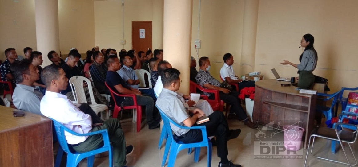 AWARENESS- CUM-TRAINING ON WASTE SEGREGATION AND PLASTIC WASTE MANAGEMENT HELD AT LONGLENG