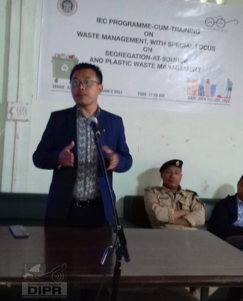 IEC AWARENESS PROGRAMME-CUM-TRAINING ON WASTE SEGREGATION AND PLASTIC WASTE MANAGEMENT HELD AT MELURI   