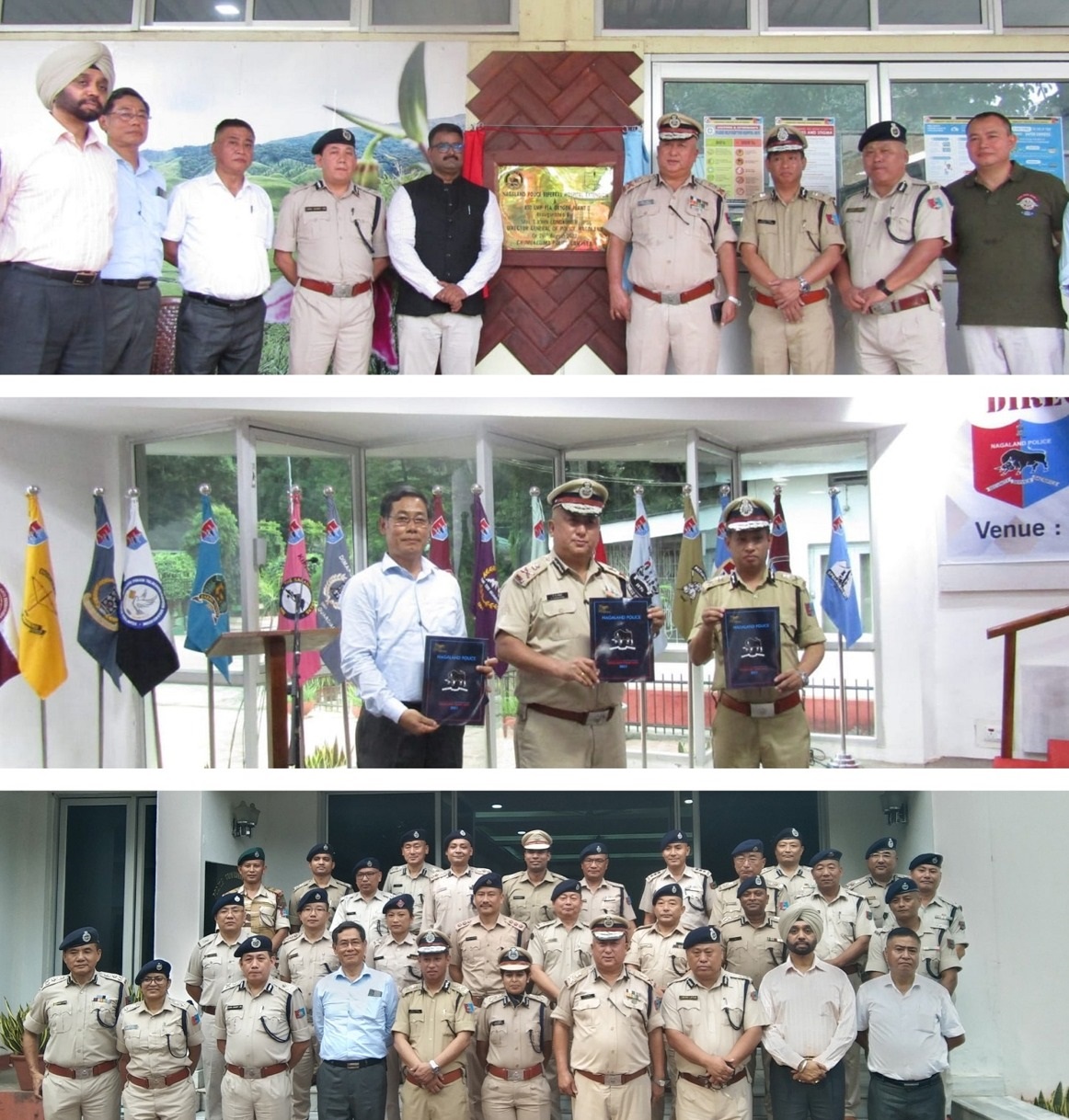 CHUMOUKEDIMA POLICE COMPLEX INAGURATES NPRH EXTENSION AND HELD DGP COMMENDATION DISC AWARD   