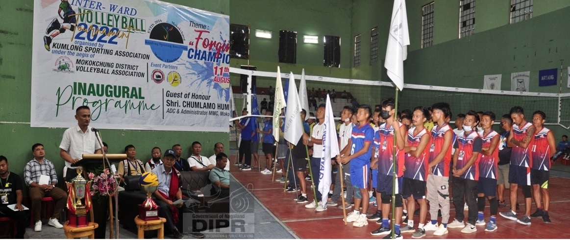 Inter-ward Volleyball Tournament at Mokokchung