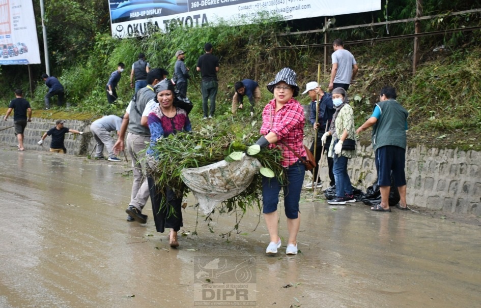 MASS SOCIAL WORK HELD AT KOHIMA
