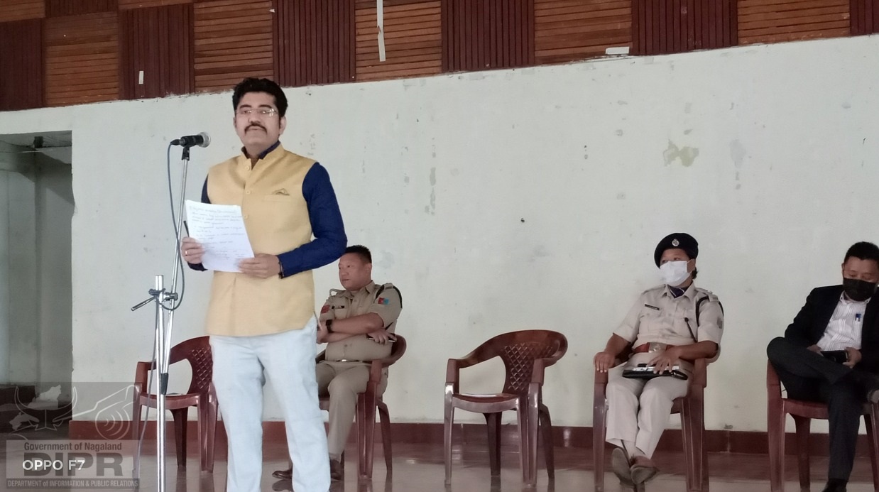 MEETING AT ZUNHEBOTO DISTRICT ON HAR GHAR TIRANGA PROGRAMME