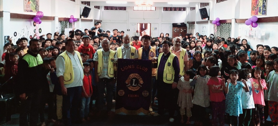 MEMBERS OF LIONS CLUB OF KOHIMA VISITS EDEN GARDEN CHILDREN'S HOME