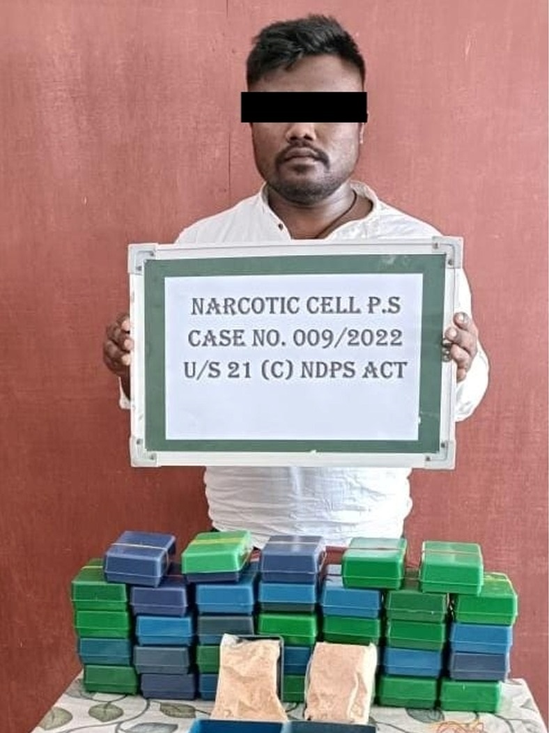 NAGALAND POLICE PERSONNEL SEIZE CONTRABAND   
