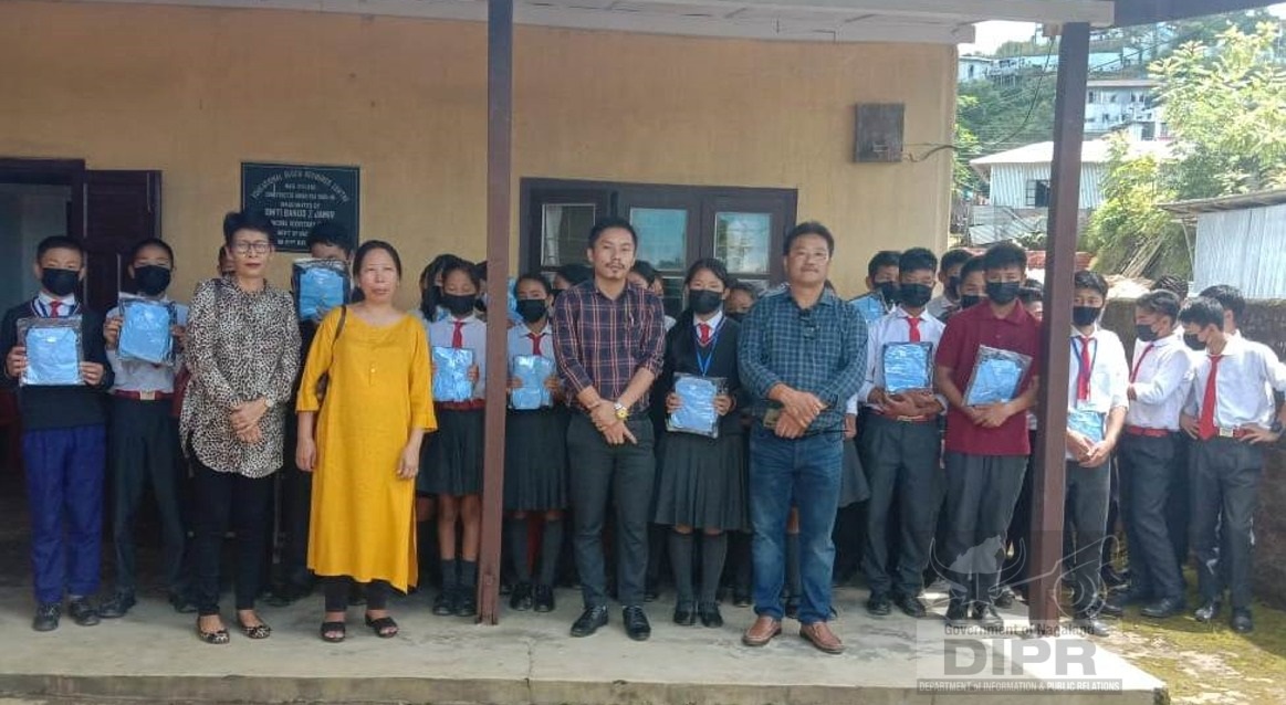 School uniforms distributed under EBRC Mokokchung