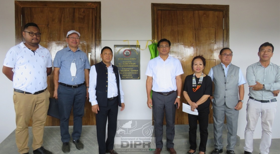TENING SUB-DIVISIONAL HORTICULTURE OFFICE AND TOWN HALL INAUGURATEDTENING SUB-DIVISIONAL HORTICULTURE OFFICE AND TOWN HALL INAUGURATED
