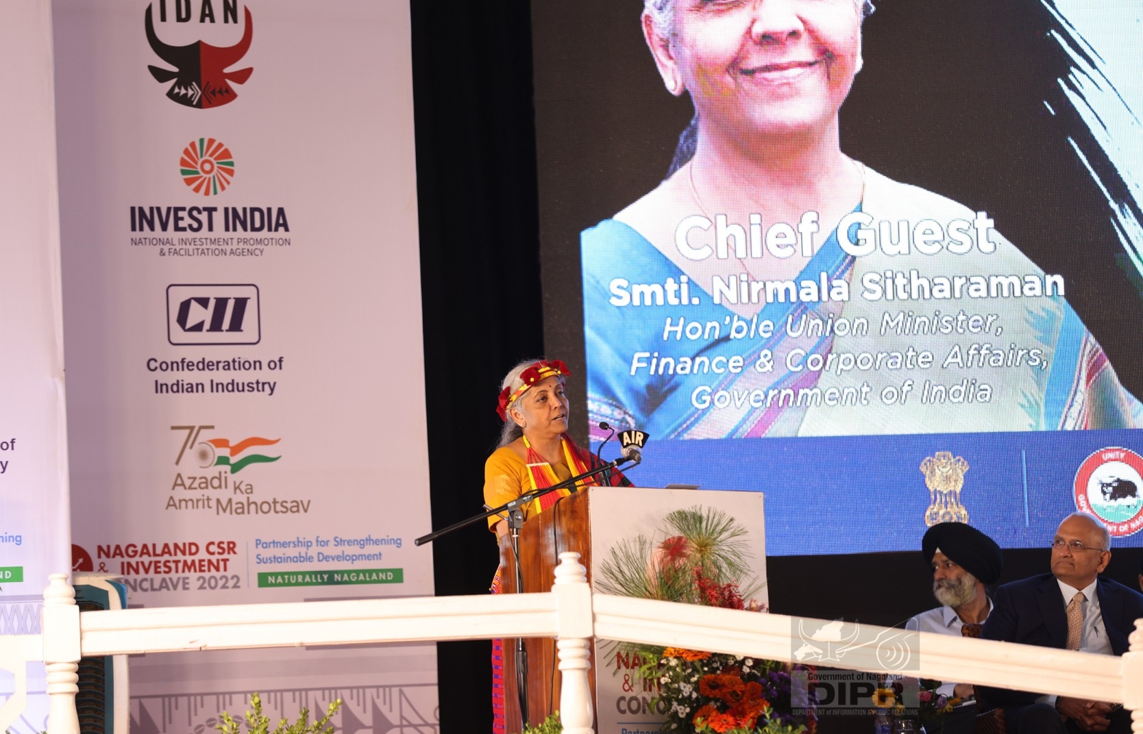 UNION FINANCE MINISTER NIRMALA SITHARAMAN GRACES CSR AND INVESTMENT CONCLAVE AT KOHIMA