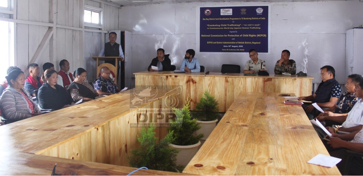 NOKLAK HOLDS SENSITIZATION PROGRAMME ON 'COMBATING CHILD TRAFFICKING'