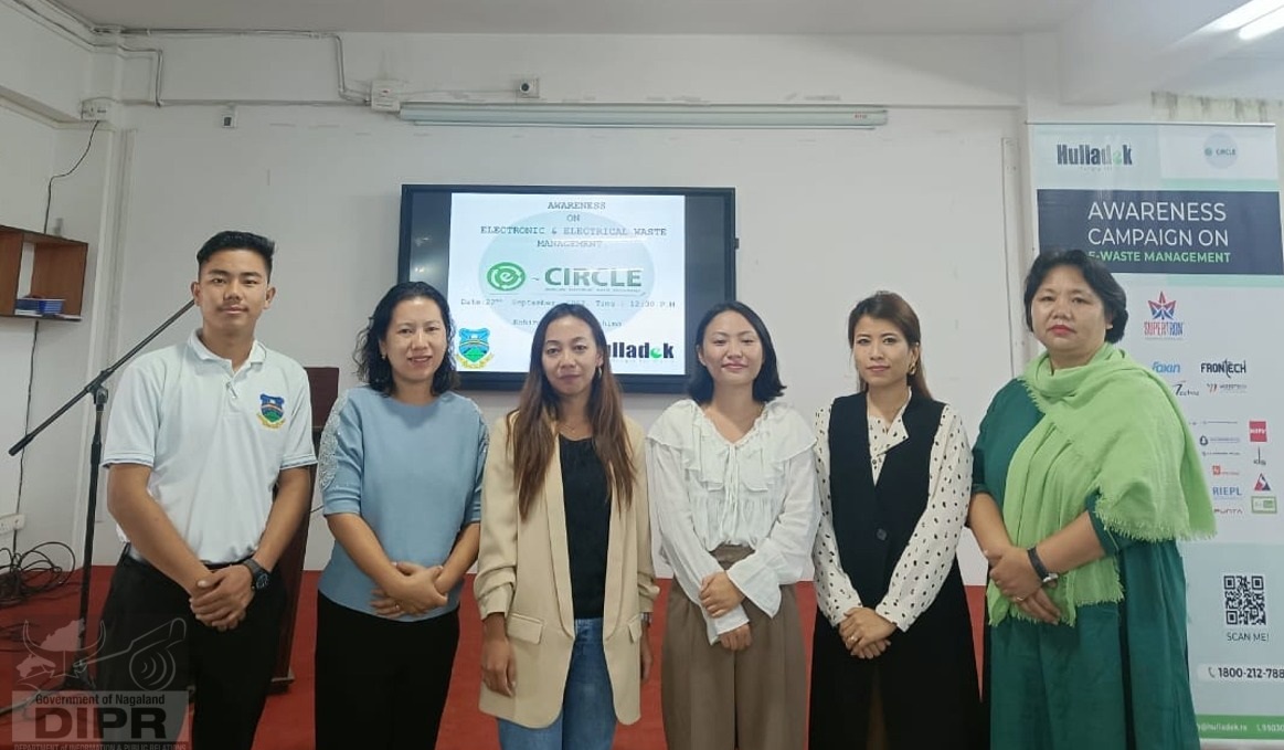 AWARENESS PROGRAM ON E-WASTE MANAGEMENT HELD AT KOHIMA COLLEGE