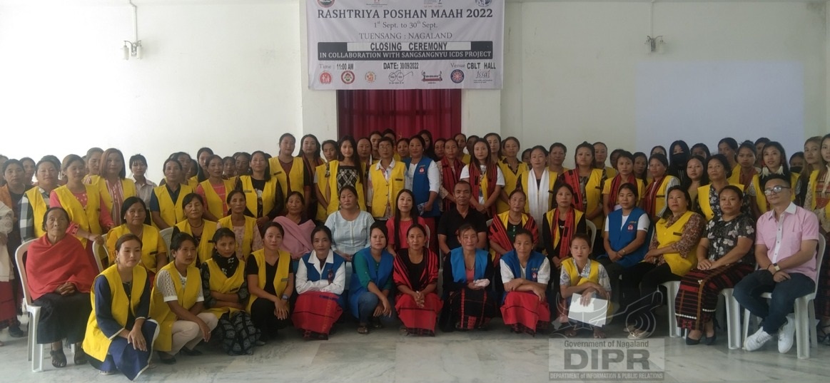 CLOSING PROGRAMME OF POSHAN MAAH 2022 HELD IN TUENSANG