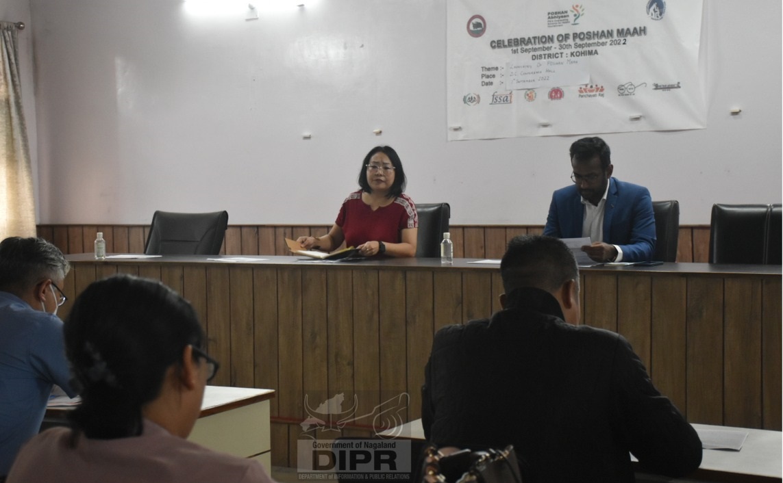 KOHIMA DISTRICT LAUNCHES POSHAN MAAH CELEBRATION