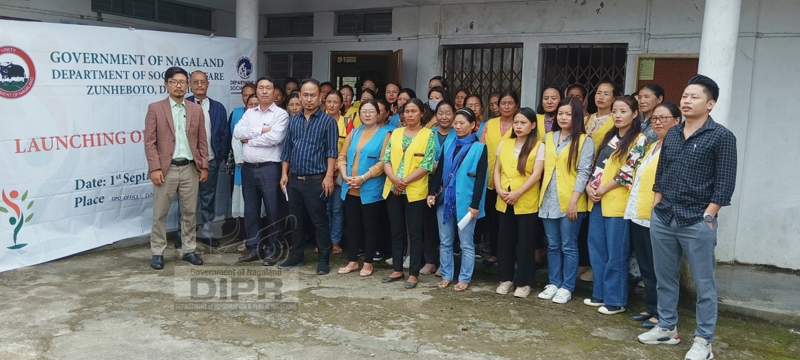 POSHAN MAAH LAUNCHED AT ZUNHEBOTO DISTRICT