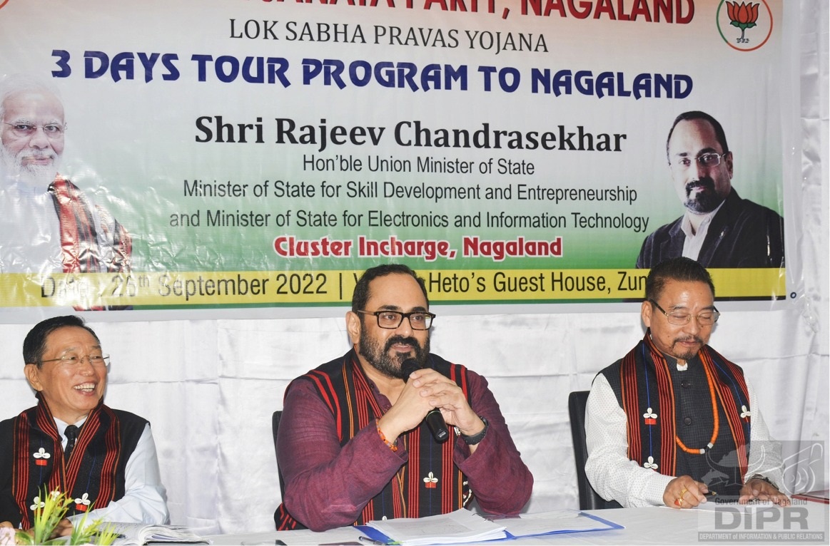UNION MINISTER OF STATE VISITS ZUNHEBOTO